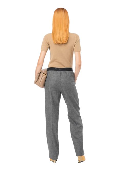 PRINCE OF WALES PANTS WITH ELASTIC WAISTBAND PINKO | Trousers | 102197 A07PIZ9